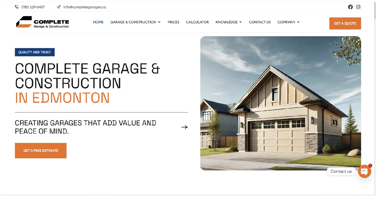 Кейс Complete Garage & Construction
