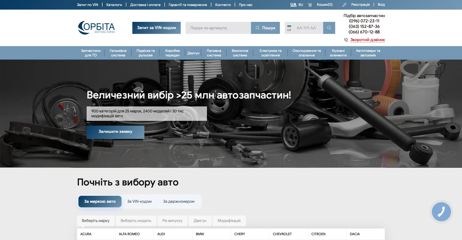 Кейс розробки сайту ozp.com.ua