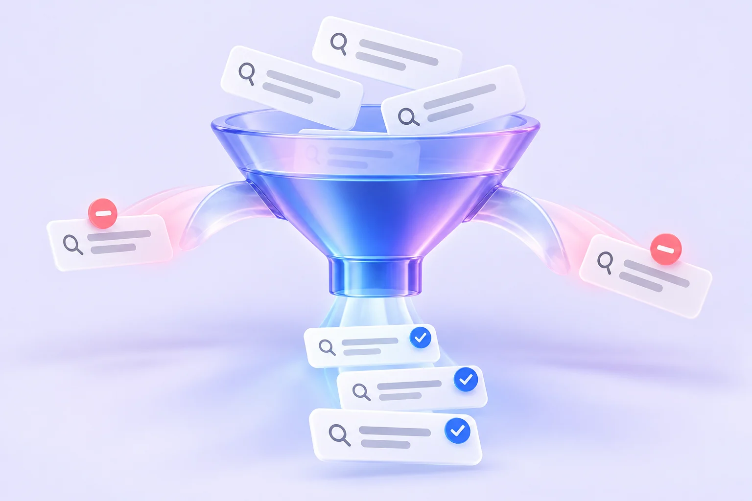 Why are negative keywords used in Google contextual advertising